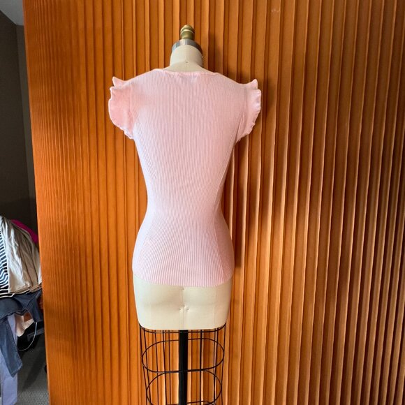 Lovely Ballet Pink Merino Top – Point Sur by J.CREW - Picture 2 of 2